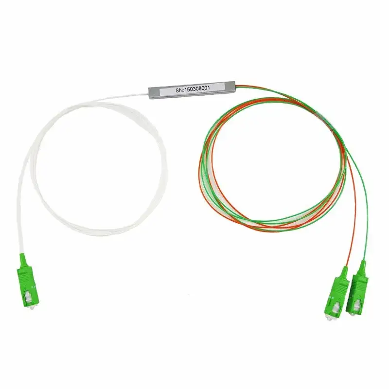 Bộ chia sợi quang mini thép FTTH 1X2 1X4 1X8 1X16 Fbt Copuler 0.9mm 2way 4way 8way PLC