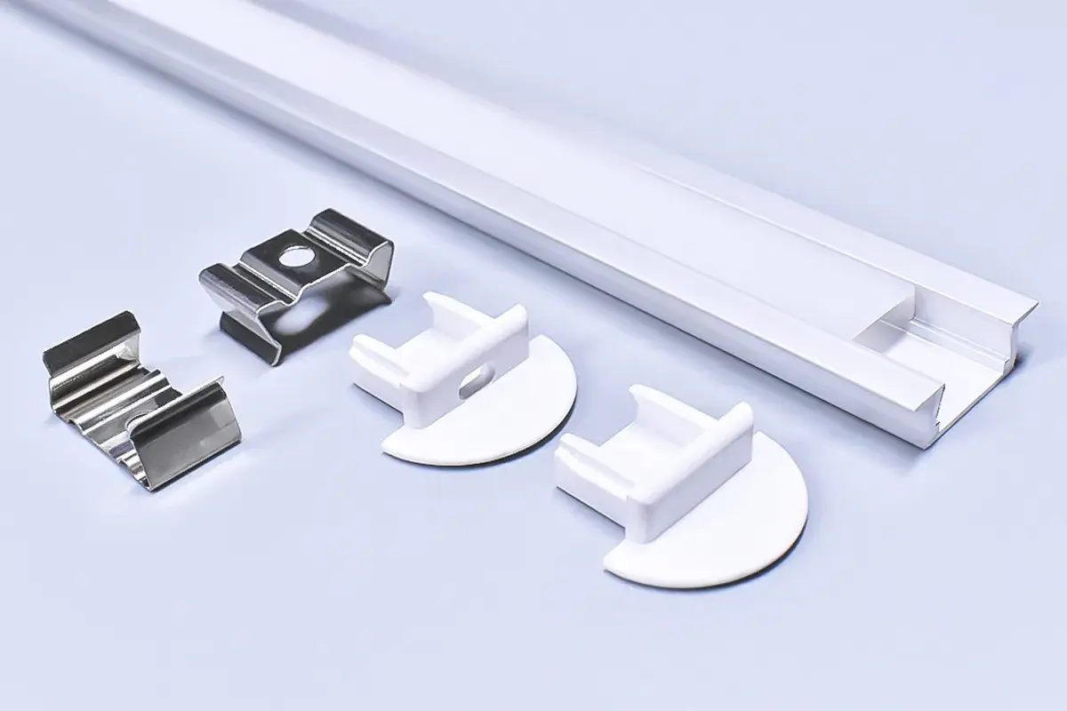 Thanh nhôm âm cho Đèn LED có chiều rộng 10mm - Model ZL-1606B chất lượng cao