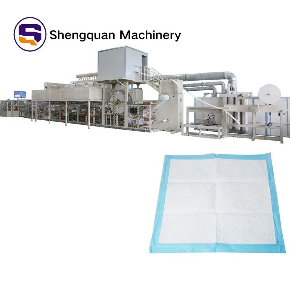 Máy sản xuất tấm lót y tế dùng một lần 300m với hiệu suất cao và tích hợp cảm biến