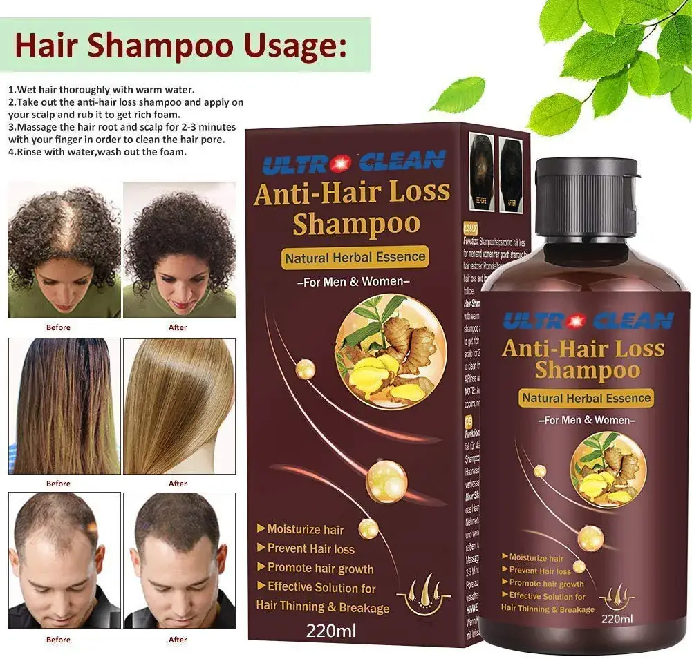 Dầu gội hữu cơ từ Polygonum Multiflorum cân bằng sinh học cho tóc đen tự nhiên