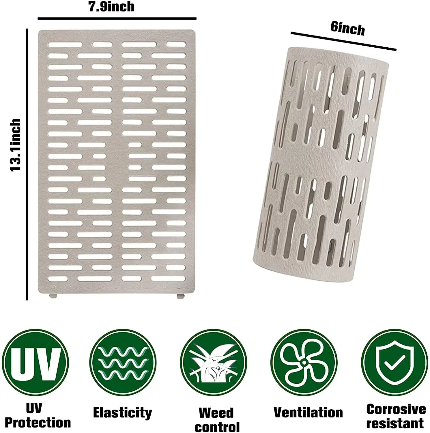 Tấm che bảo vệ cây PVC chống thấm nước - Phòng ngừa mưa, bảo vệ thân cây con và vỏ cây giống trên ban công