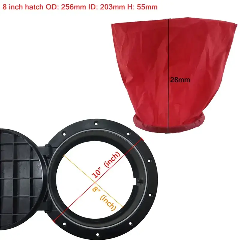Những loại nắp hầm kayak chất lượng cao với túi đựng phụ kiện câu cá và khả năng chống nước cho hoạt động ngoài trời
