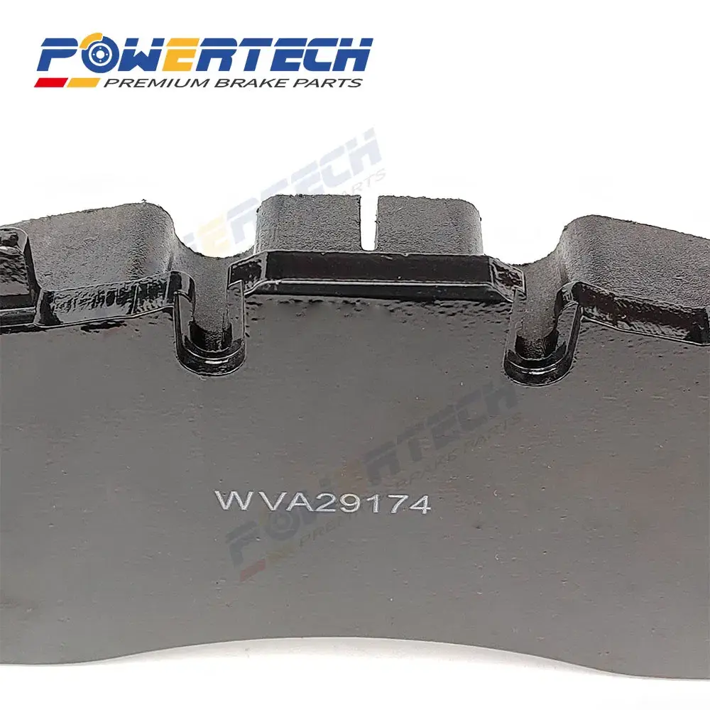 Bánh xe kéo cho các loại xe nặng, thương mại và xe tải, đĩa phanh gốm kim loại thấp, kim loại thấp hệ số ma sát cao cho Daf