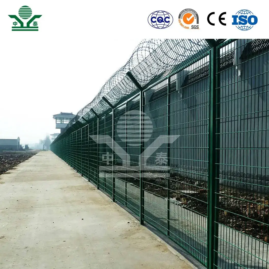 Dây kẽm gai xoắn Zhongtai Trung Quốc - Sản phẩm đường kính 300mm 450mm 730mm cho hàng rào an ninh sân trước
