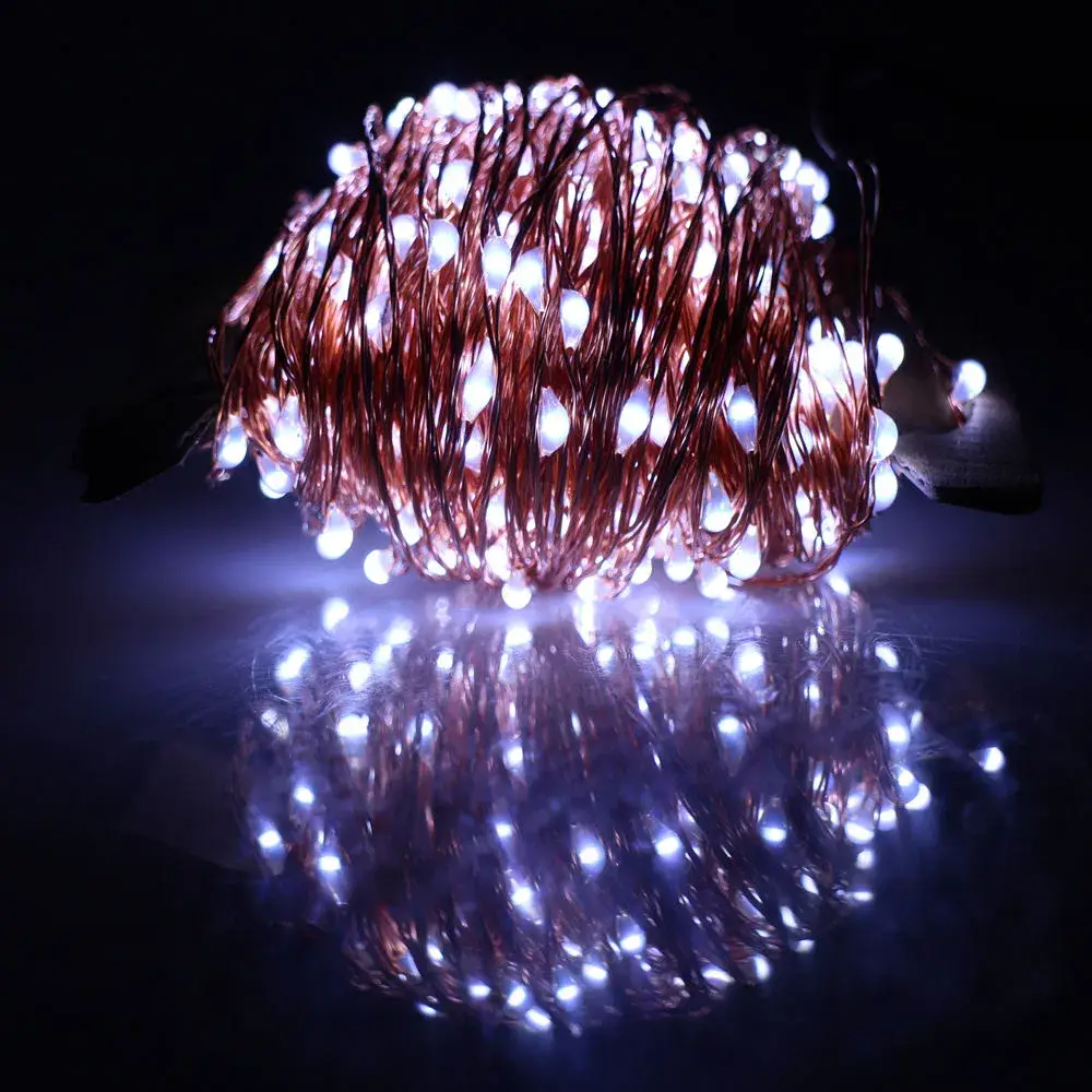 Dải đèn LED Fairy kiểu rèm 3m - Sự lựa chọn hoàn hảo cho trang trí Giáng sinh, vườn hoặc đám cưới