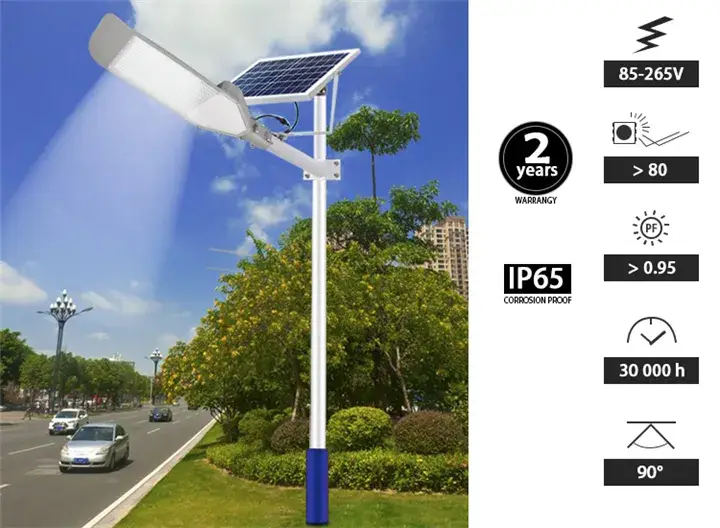 Đèn đường LED 90W-150W Hepu: Chiếu sáng ngoại trời thông minh điều khiển từ xa