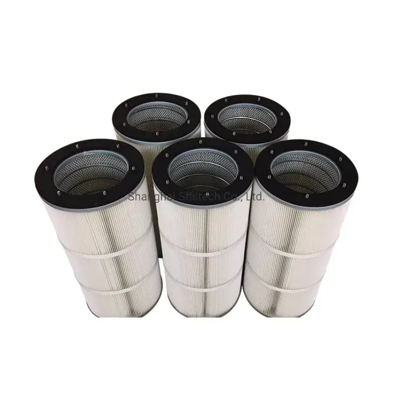 Bộ lọc HEPA polyester cartridge phù hợp cho việc tùy chỉnh máy thu bụi