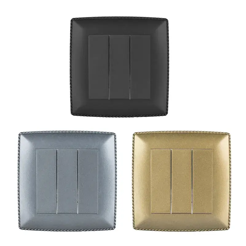 Abuk Vật Liệu Nhựa Tiêu Chuẩn Chung - Sản Phẩm Công Tắc và Ổ Cắm Tường Hiện Đại 3pin