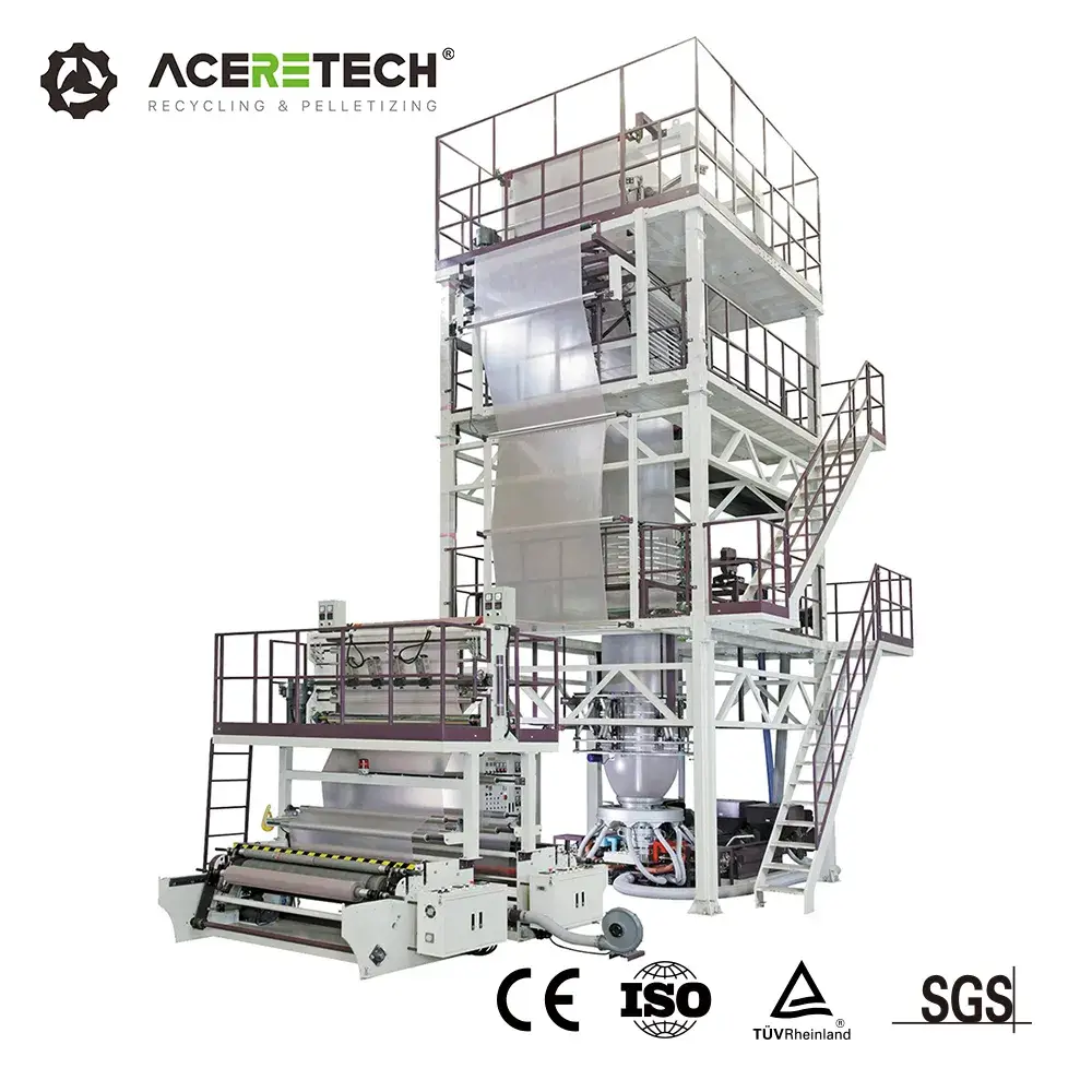 Cm-Ts55 Nhà máy phim thổi hai lớp phân hủy từ nhà cung cấp uy tín