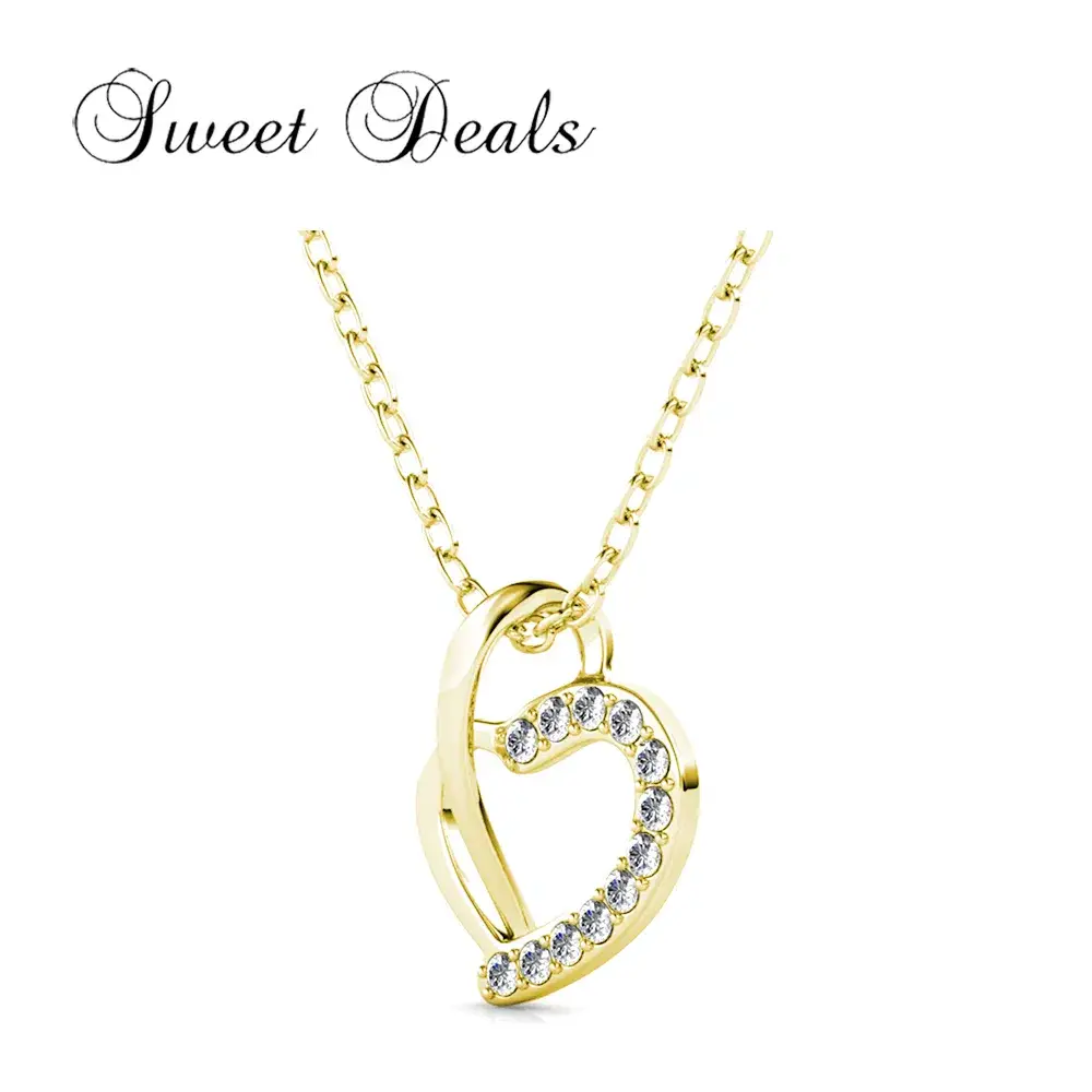 Dây chuyền pendant hình trái tim chất lượng, phụ kiện thời trang phong cách cho phái đẹp