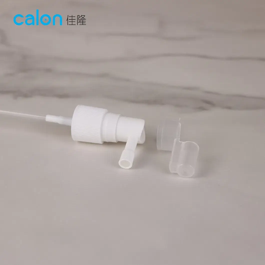 Bình xịt nước súc miệng kiểu nhấn, vòi dài, xịt sương mịn, bình xịt mũi miệng chất liệu nhựa 18/410