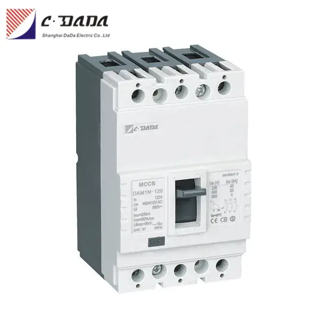 Bộ ngắt mạch điện tử MCCB 3 pha 250A, chứng nhận Asta, có sẵn các phiên bản 400A, 800A, 1600A