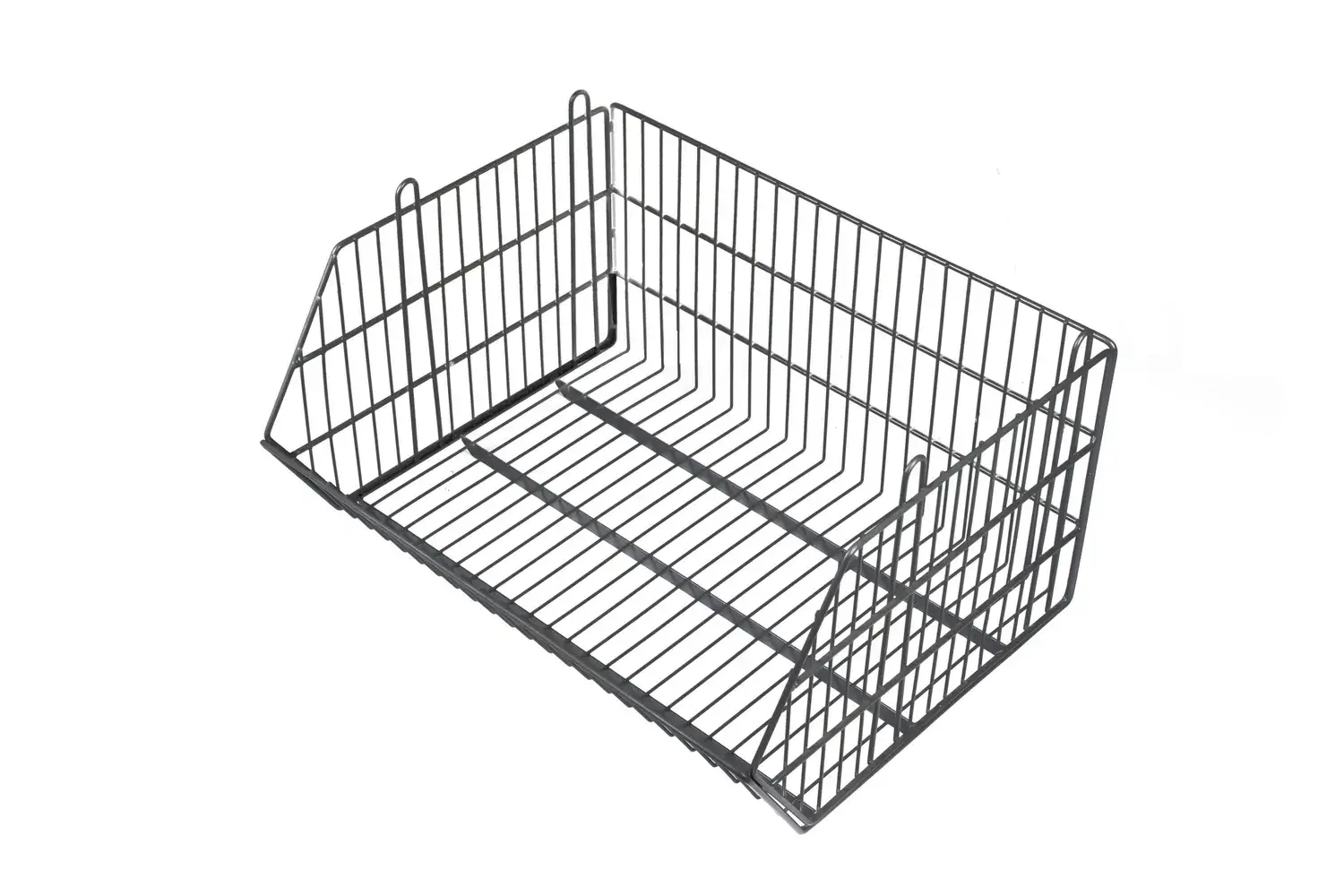Giỏ kim loại treo tường - giải pháp lưu trữ hiệu quả cho siêu thị và quảng cáo