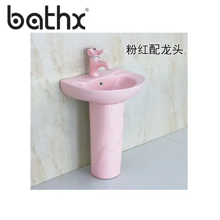 Bồn rửa tay và chân trẻ em bằng sứ chất lượng cao, thiết kế một khối