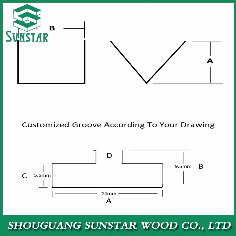 Bảng MDF Slatwall Sử Dụng Melamine cho Trưng Bày Sản Phẩm hình ảnh 9-description