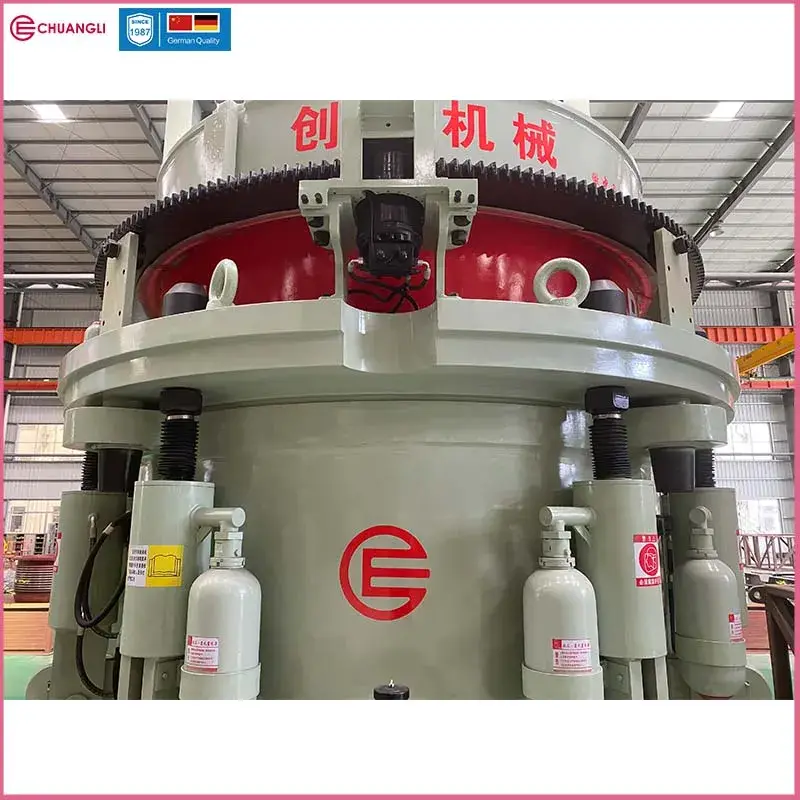 Thiết bị nghiền đá mỏ đá ore crusher: Lò xo thủy lực tiện lợi