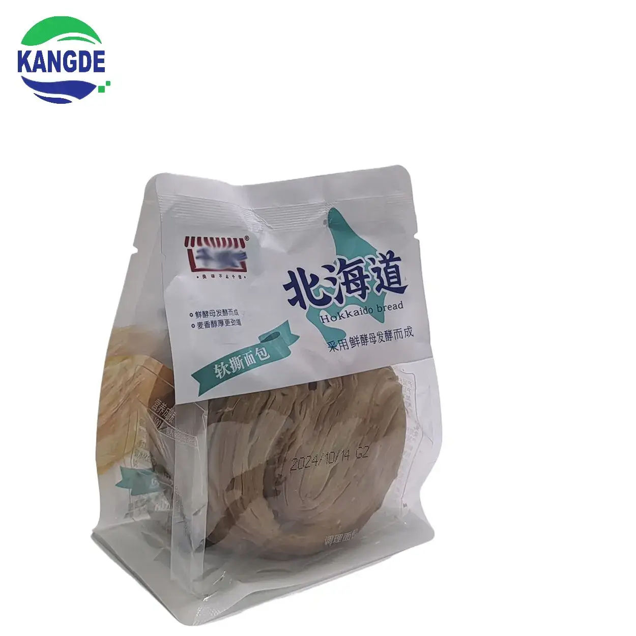 Túi niêm phong bánh mì chống dầu, có cửa sổ trong suốt, sản xuất tại Trung Quốc