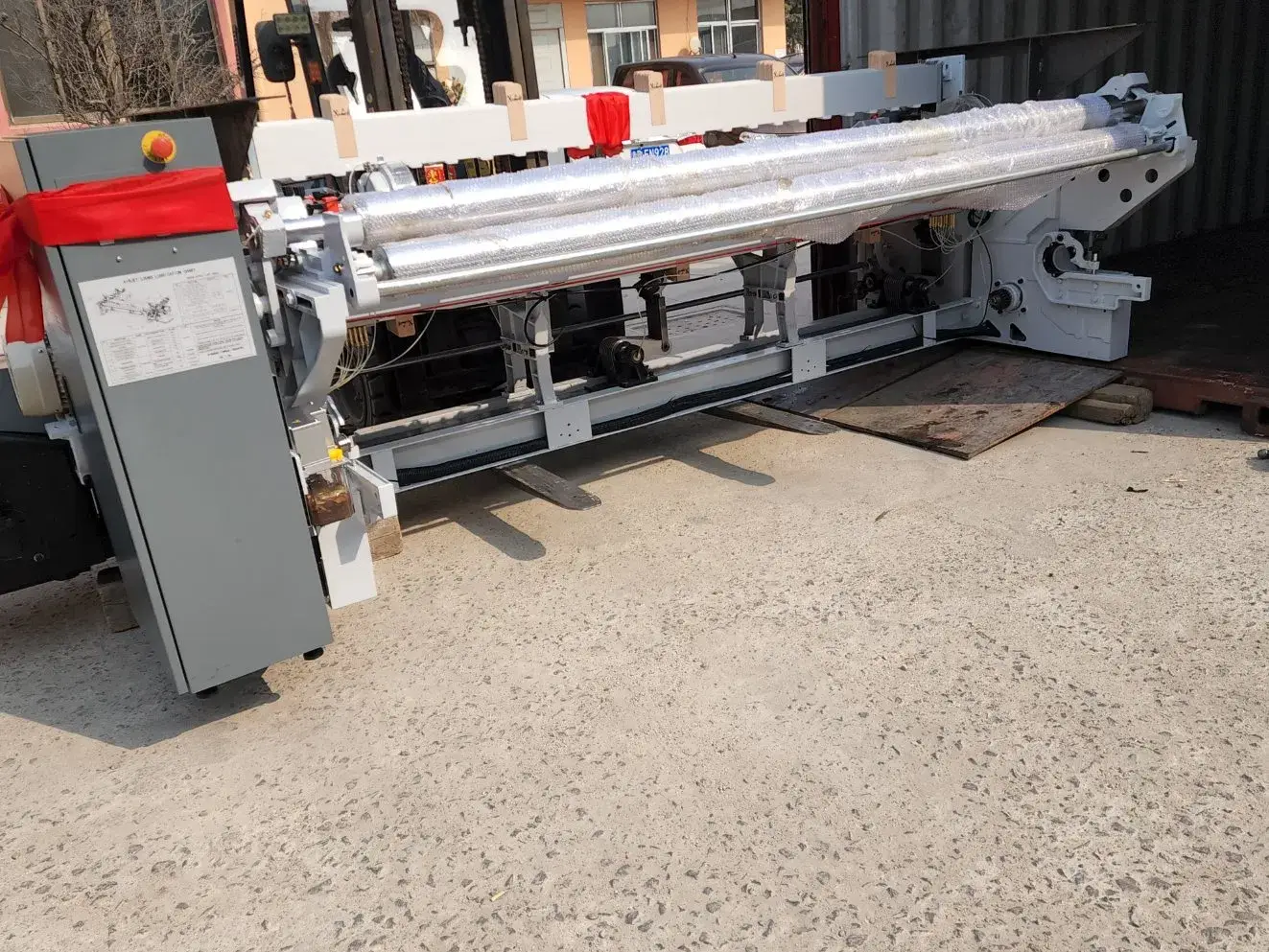 Máy dệt không khí Roj Crank 6 - 190cm, 2 nozzles, 2 feeders và khung Heald