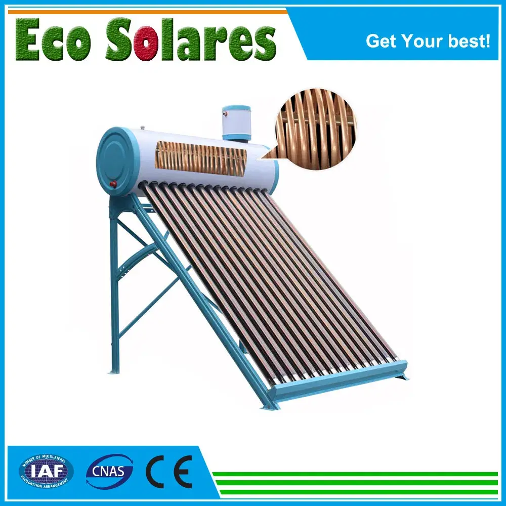 Thùng chứa nước nóng năng lượng mặt trời: Phụ tùng bằng chất liệu không gỉ