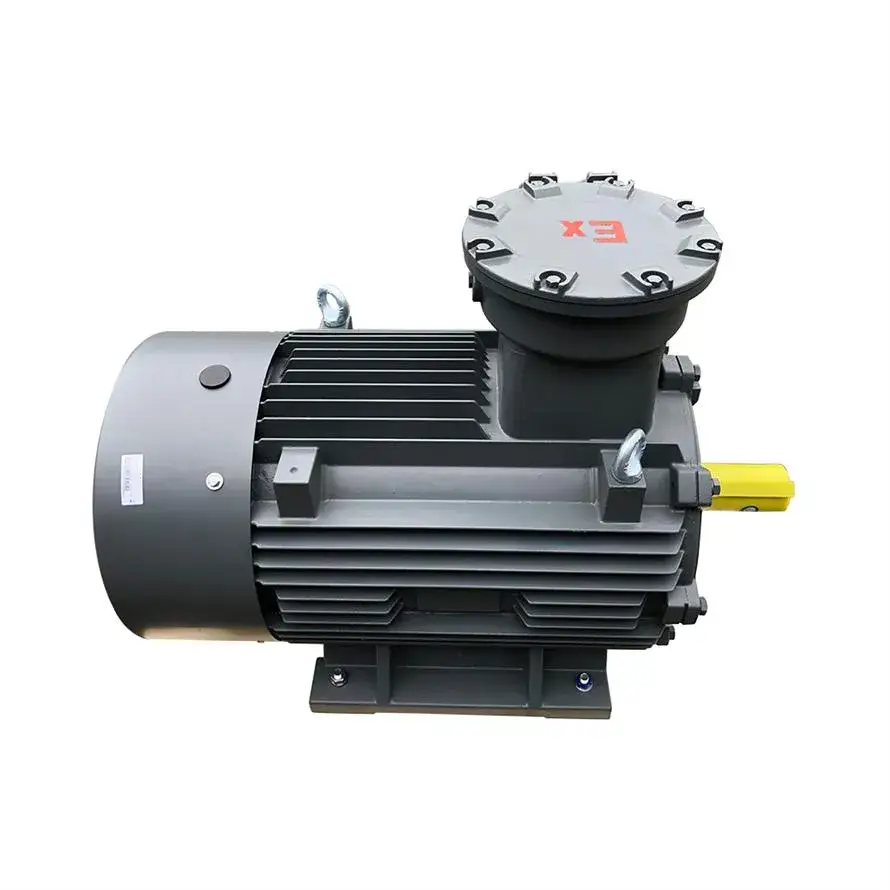 Động cơ ba pha điện nổ an toàn từ 0.55kw đến 15kw, sản phẩm chống cháy AC không đồng bộ cảm ứng với 4p