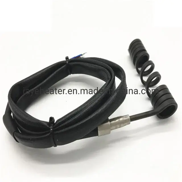 Bộ gia nhiệt cuộn dây nóng điện 28mm đi kèm dây tiếp đất
