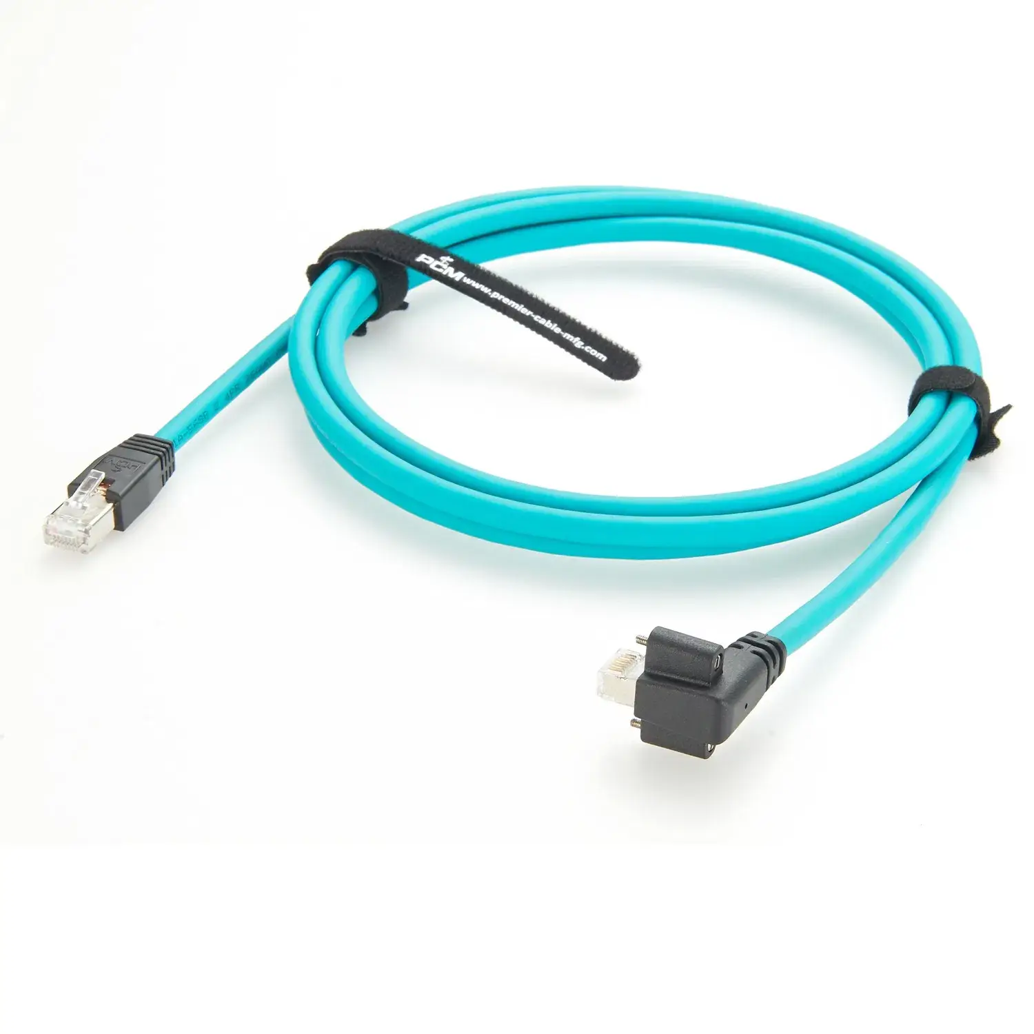 Cáp Ethernet Gige góc vuông RJ45 cho các hãng Omron, Sentech, Allied Vision, IDS Imaging, Euresys, Bitflow, Daheng Imaging, Cognex, Teledyne Dalsa