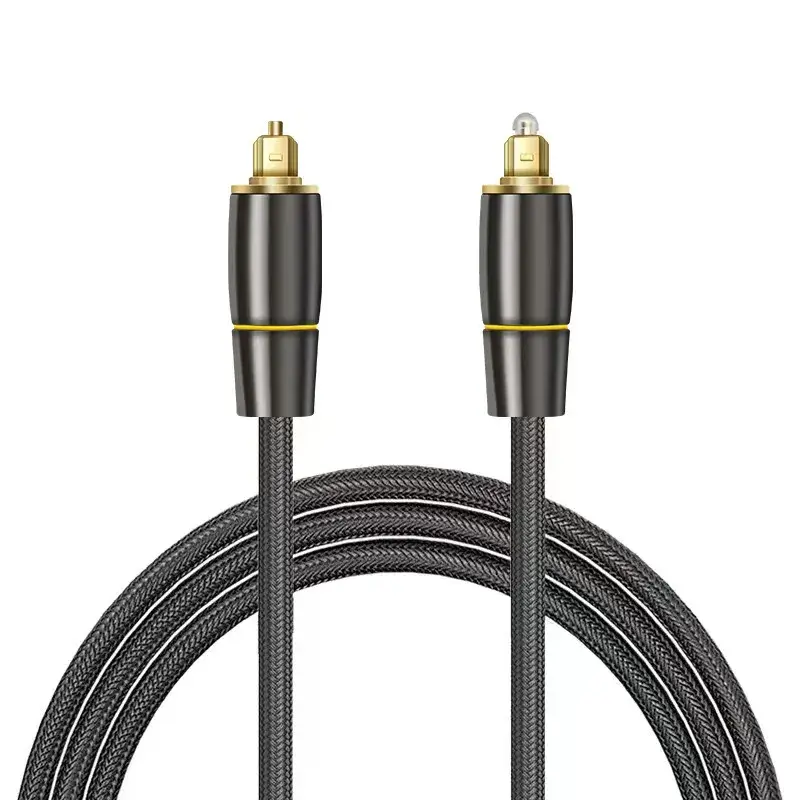 Cáp âm thanh Toslink Cool Design HQ, thời trang với vỏ bọc lưới nylon chất lượng cao