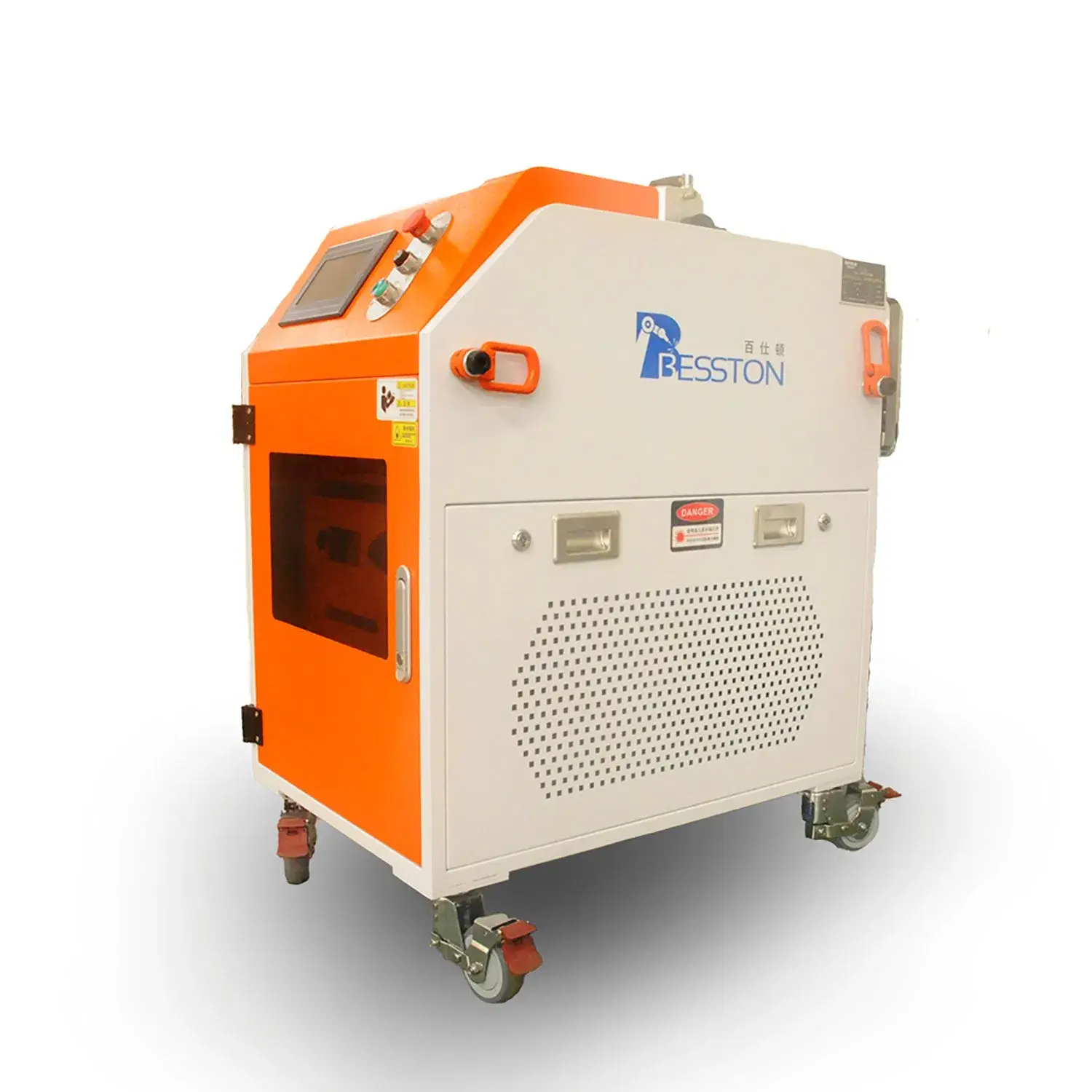 Máy làm sạch sơn, dầu và lớp phủ bằng công nghệ laser xung thân thiện với môi trường
