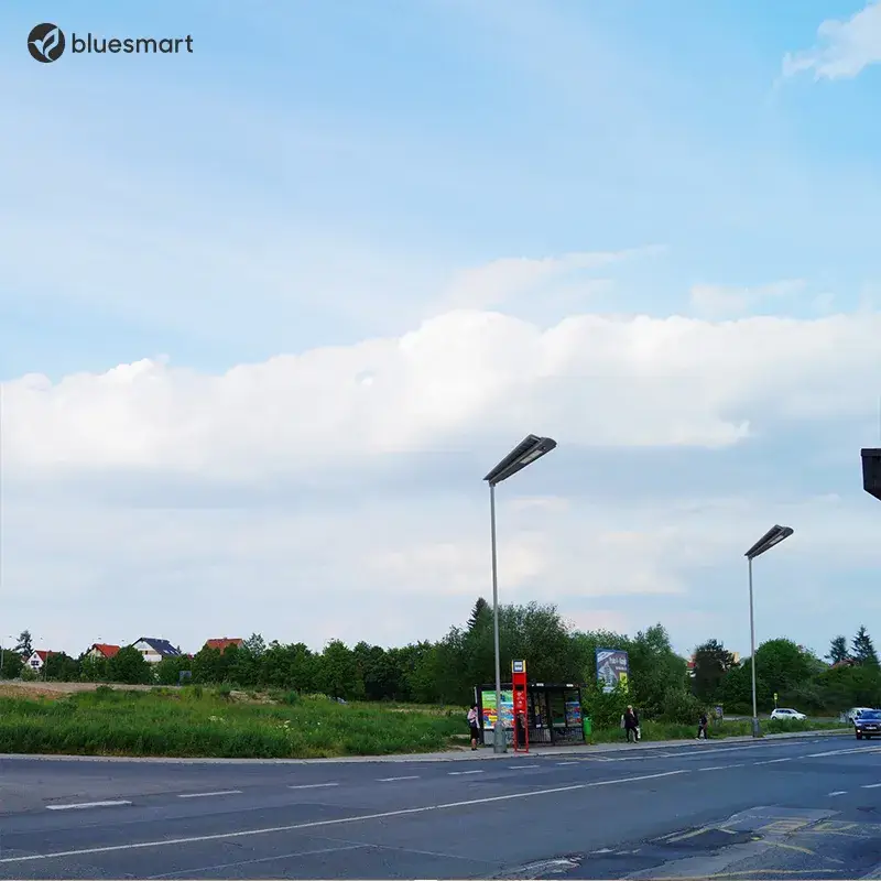 Đèn đường LED năng lượng mặt trời tự động Bluesmart 120W - Lựa chọn tối ưu