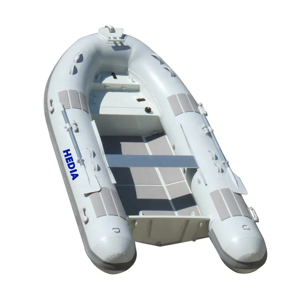 Inflatable Tender Hai Vỏ Bằng Nhôm Ống Hypalon Orca Trắng 360 - Sự Lựa Chọn Hoàn Hảo cho Ngư dân và Du khách