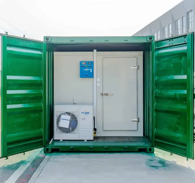 Phòng lạnh container với lớp cách nhiệt đặc biệt và cửa swing hiện đại
