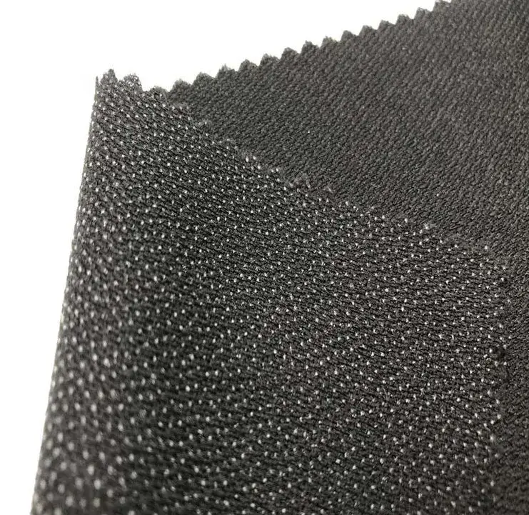 Vải Lót Nỉ Polyester Dệt Đôi DOT Cho Trang Phục - Chất Liệu 100% Vải