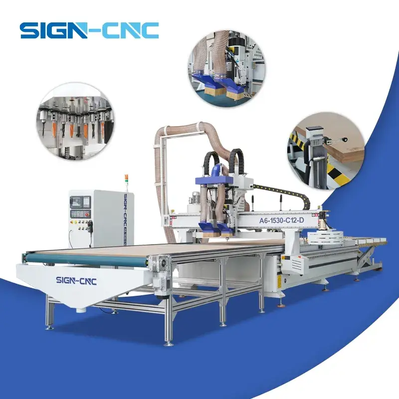 Bảng Tải Dỡ 3 Máy Phay CNC Trục A6-1530-C12-D - Giải Pháp Tối Ưu Cho Nội Thất