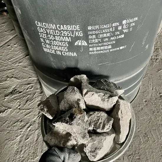 Máy phát khí Acetylene giúp tăng năng suất sản xuất với Canxi Carbide 50-80mm