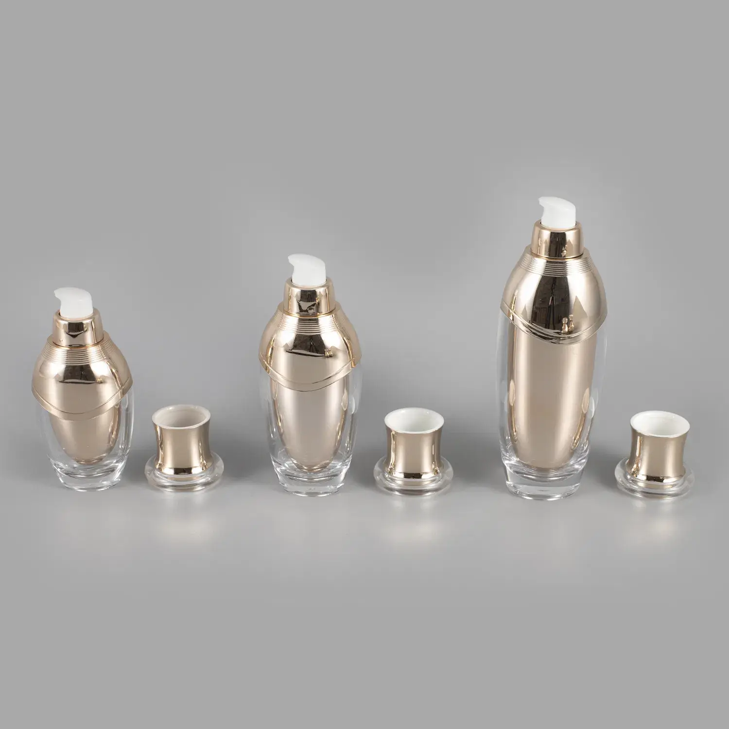 Bộ chai tinh dầu acrylic miệng vịt - giải pháp bảo quản chất lượng cho sản phẩm chăm sóc da