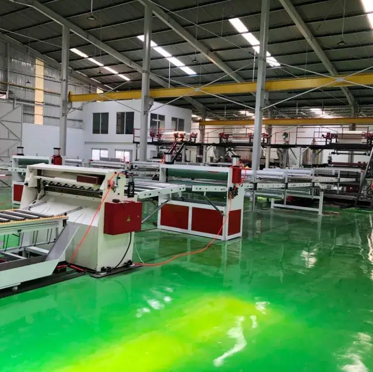 Máy sản xuất tấm acrylic PMMA/Pet/ABS/PP/TPU/PC - Dây chuyền sản xuất tấm tường và sàn hình ảnh 25-description