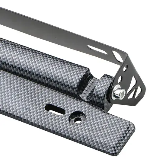 Khung giá đỡ tự động cho biển số xe, sản phẩm bằng nhựa ABS có thể điều chỉnh