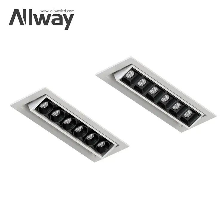 Ánh sáng đèn LED lưới thương mại với tính năng điều chỉnh hướng hiệu quả