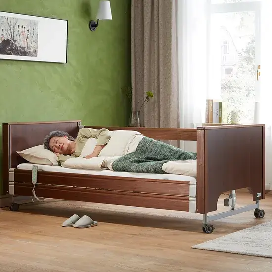 Giường y tế điện với khả năng điều chỉnh tựa lưng và gác chân