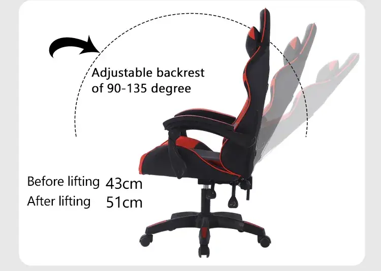 Ghế chơi game ergonomics điều chỉnh cho việc làm việc và giải trí thoải mái hình ảnh 17-description