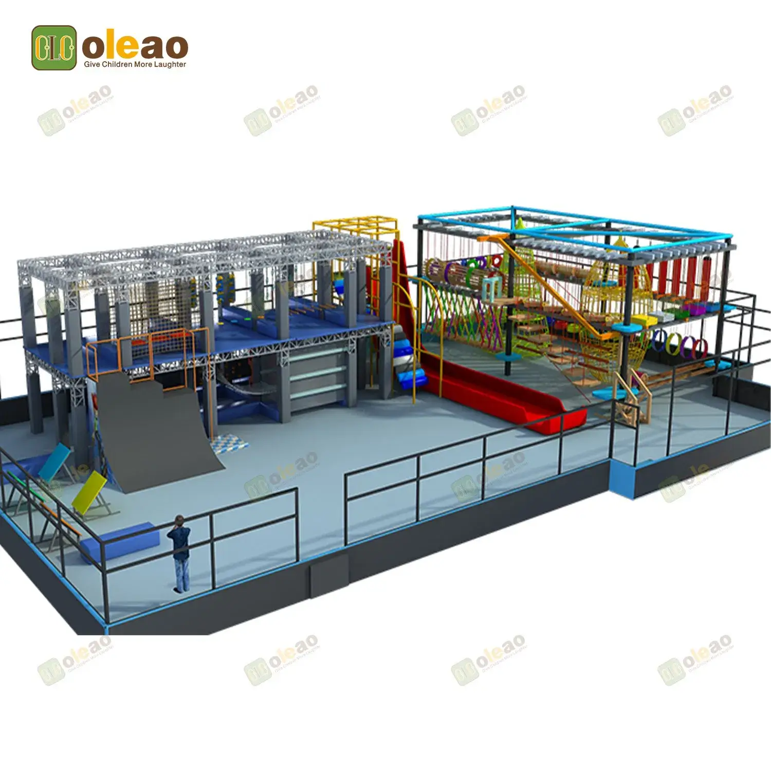 Khóa huấn luyện ninja phiêu lưu chuyên nghiệp tại công viên vui chơi trong nhà