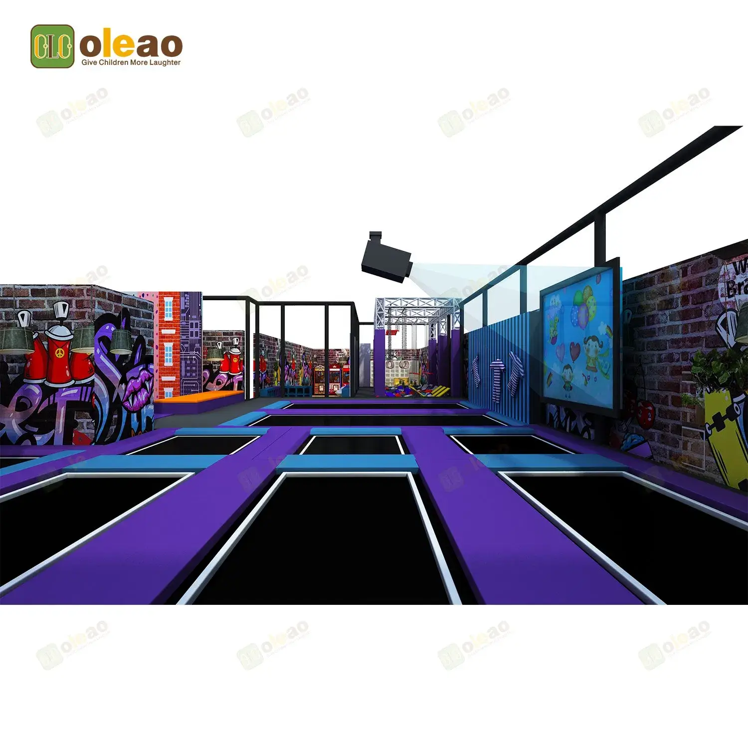Công viên trải nghiệm phiêu lưu và nhảy trampoline cho trẻ em và người lớn