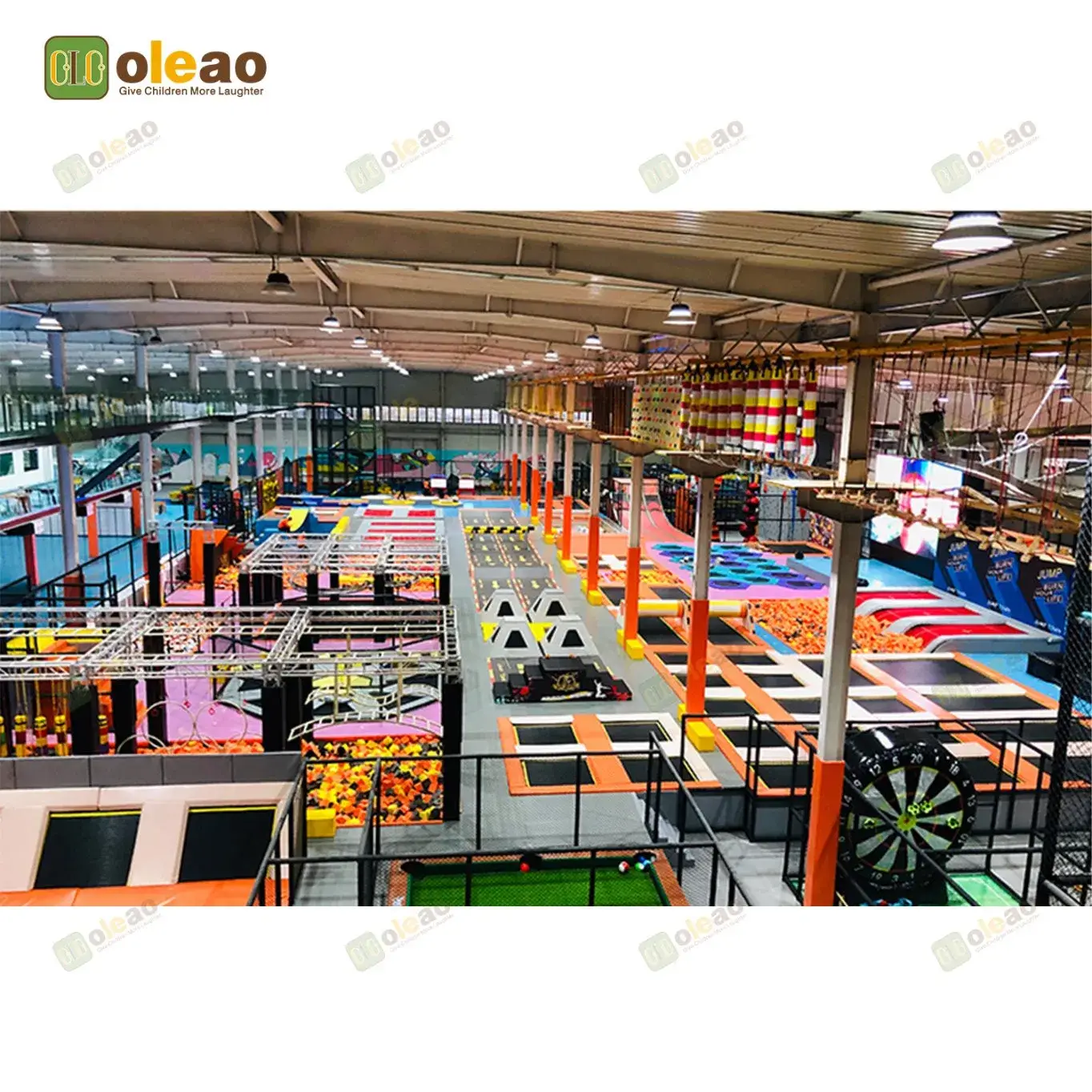 Công viên trải nghiệm phiêu lưu và nhảy trampoline cho trẻ em và người lớn