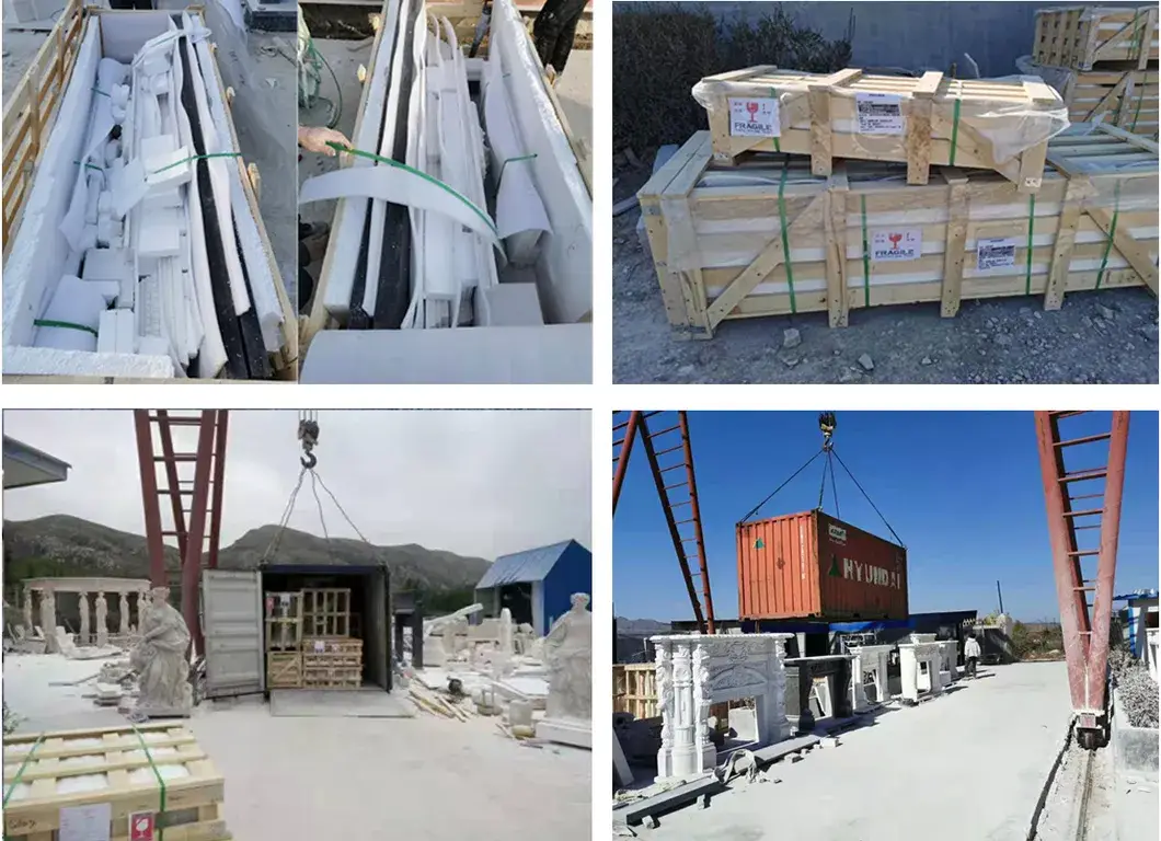 Đá cẩm thạch tạo hình tượng trang trí sân vườn (Mã SYMS-123) hình ảnh 15-description