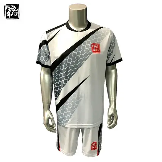 Áo bóng đá đội tuyển 100% polyester được thiết kế riêng cho đội bóng (bóng đá 27)