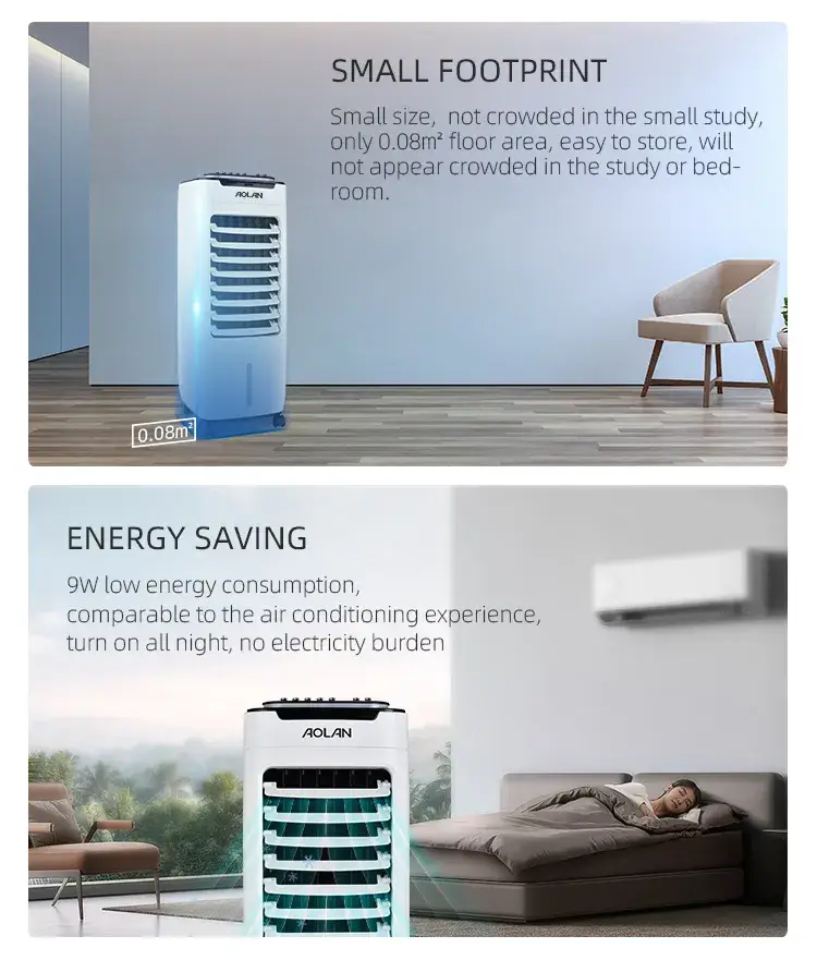 Quạt làm mát không khí 1000m3/H với đèn LED nhấp nháy - Sản phẩm mới nhà cung cấp đề xuất hình ảnh 19-description
