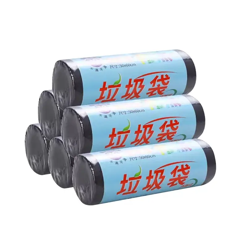Túi rác HDPE LDPE có khả năng thẩm thấu không khí và chống mài mòn, sản phẩm tùy chỉnh hình ảnh 13-description