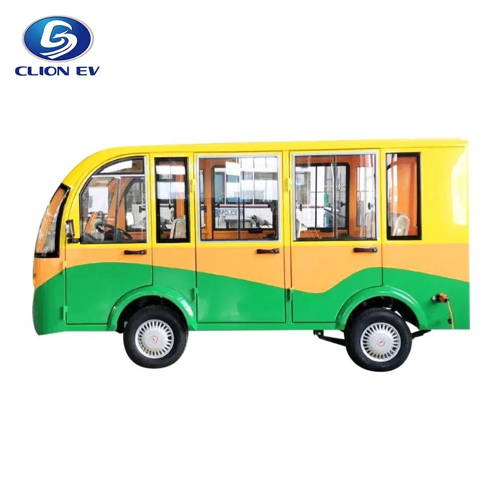 Lễ tân dành cho khách sạn gần sân bay: Xe điện 8 chỗ phục vụ hành khách tham quan bằng xe buýt nhỏ