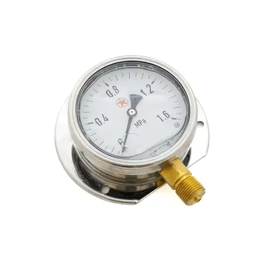 Đồng hồ đo áp suất không dây với viền thép không gỉ, Mẫu 113ab mới