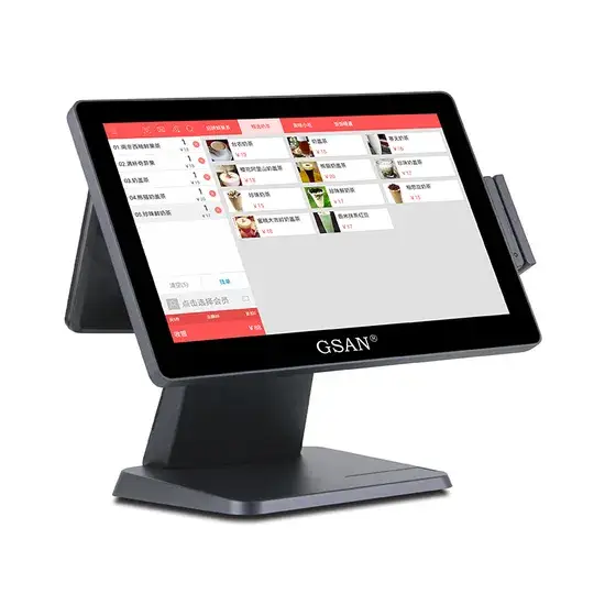 Máy Đăng Ký Tiền Mặt Màn Hình Cảm Ứng POS Siêu Thị 15.6 Inch Windows 10 Tất Cả Trong Một